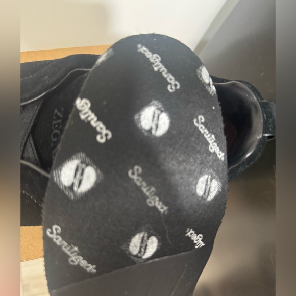 Zegna Triple Stitch Black Nubuck Sneakers - Picture 7 of 7